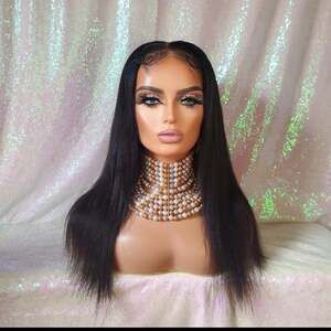 100%Human hair closure wig